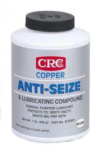New crc sl35903 copper anti seize lubricating compound  16 wt. oz. for sale