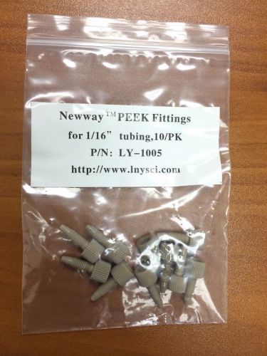 PEEK Fittings for 1/16&#034; tubing  10 /pk,HPLC , LY-1005