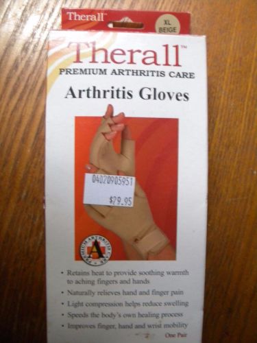 Therall Premium Arthritis Glove ~XL ~ Beige