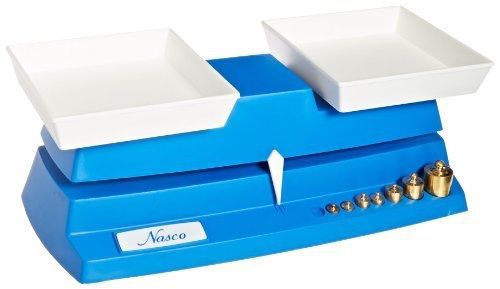 Nasco SB16480M High-Impact Polystyrene Student Balance, 2,000g Capacity, Grades