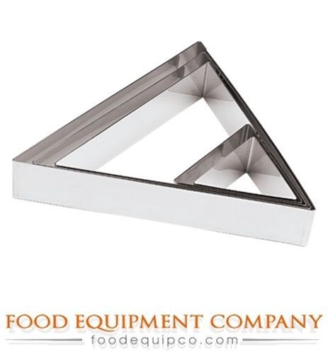 Paderno 47540-05 Pastry Ring triangle 8.5&#034; x 1-7/8&#034;H stainless steel