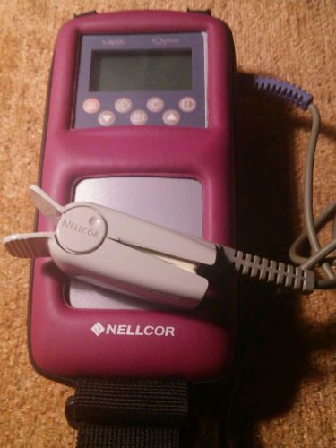 Nellcor N65 oximeter with finger sensor ds100a
