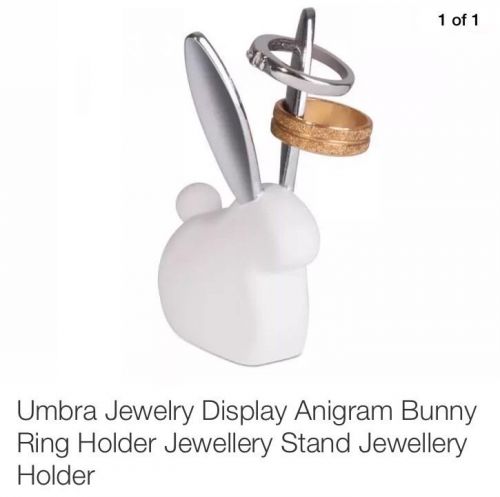 Umbra Anigram Ring Holder, Bunny