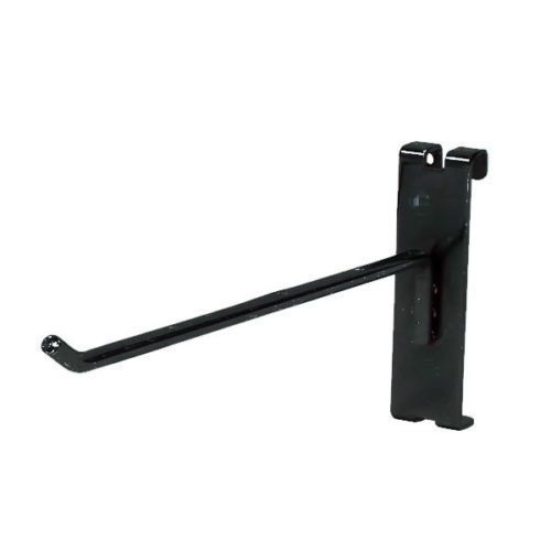 Econoco 8&#034; black grid wall hook with notch ( Pack of 96)