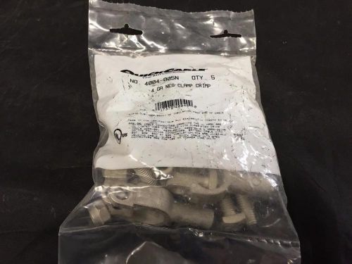 Bag of 5 quick cable 6 ga neg clamp crimp pn: 4004-005n for sale