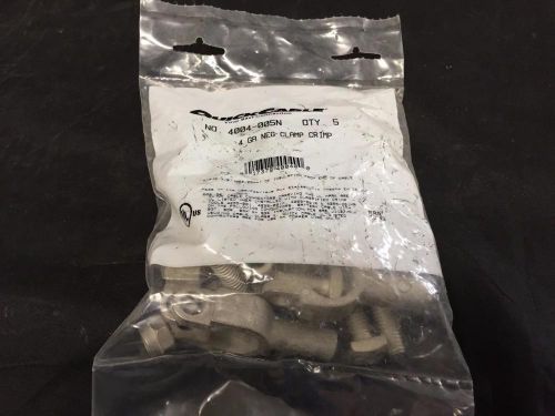 Bag of 5 Quick Cable 6 GA Neg Clamp Crimp PN: 4004-005N