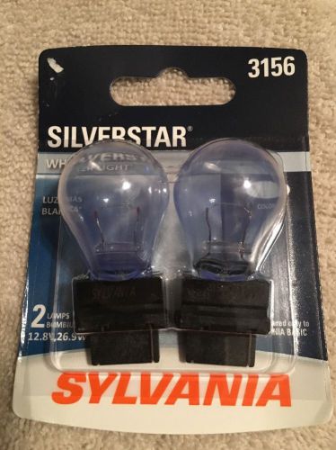 SYLVANIA 3156ST.BP2  3156 SilverStar High Performance Miniature Bulb, (Pack of