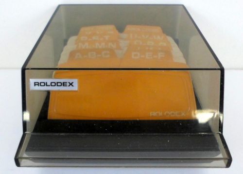 ROLODEX Petite Model S-310 C Vintage Covered Index Card File System USA
