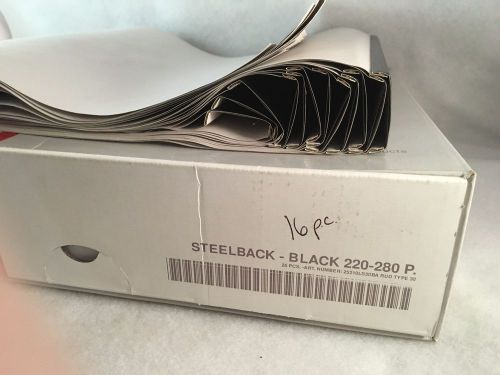 Box of 16 Unibind Steelback Black 220-280p Type 30 Covers