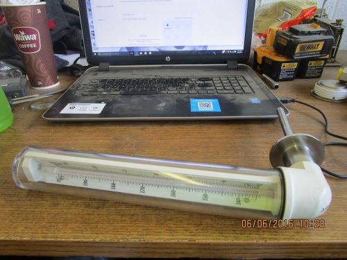 ANDERSON CLEARVUE THERMOMETER 135-200F GAUGE TEMPERATURE B4BD