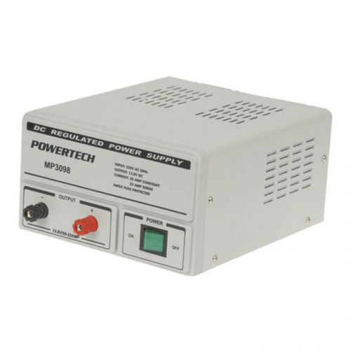 Powertech 20 AMP BENCH/LAB POWER SUPPLY - 240V Power - 13.8V DC Output