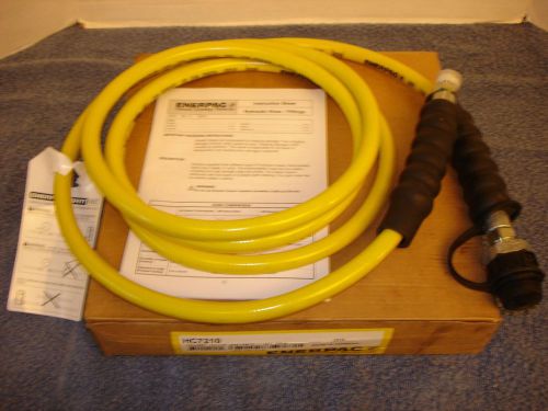 Enerpac hc7210 hydraulic hose 10&#039; 3/8&#034; npt x ch-604 coupler for sale