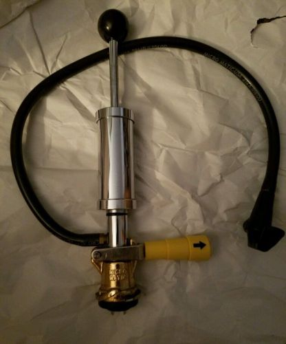 MICRO MATIC  Draft Beer TAP HEADS WITH PUMP AND HOSE FAUCET Head