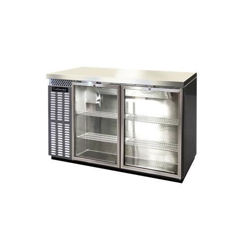 Continental Refrigerator BBC50-SS-GD Back Bar Cabinet, Refrigerated