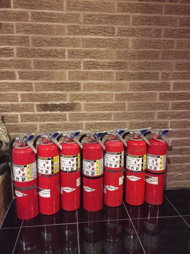 FIRE EXTINGUISHER 10LBS 10# ABC NEW CERT TAG LOT OF 7 (SCRATCH/DIRTY)