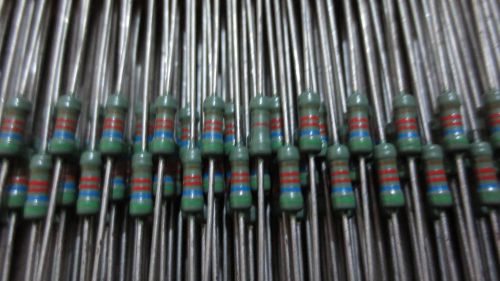 250pcs -  56k2 ohm 1/4 w 1%  metal film resistor philips  holland for sale