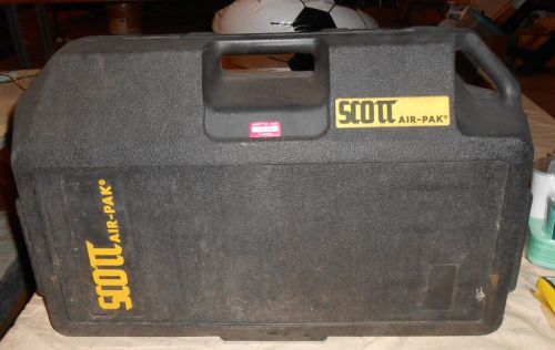 Untested Scott Air Pak II Regulator Mask Good Case Back Pack No Tank SCBA