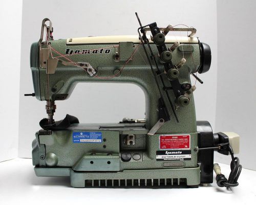 YAMATO DW-1368LD 3-Needle 4-Thread Cover Stitch Folder Industrial Sewing Machine
