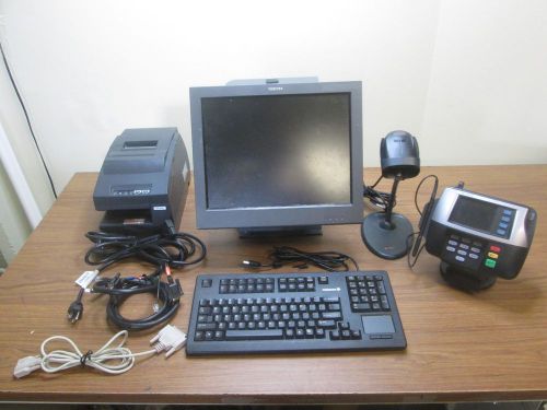 Toshiba Point of Sale System Bundle USED EPSON PRINTER KEYBOARD SCANNER WORKING