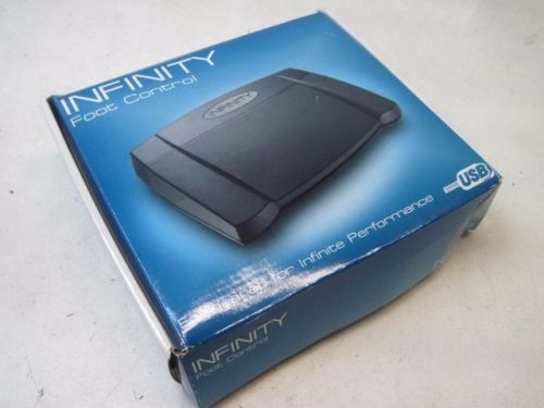 Infinity INUSB2 Transcription Foot Pedal IN-USB-2 Used
