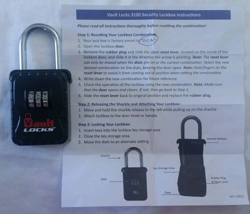 New metal vault locks lockbox realtor real estate/home, 3 letter combo box for sale