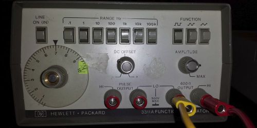 HP 3311A FUNCTION GENERATOR 0.1Hz-1MHz