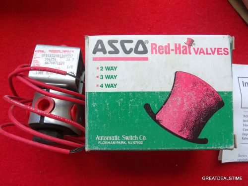 Asco 3-way solenoid air valve 1/4/ ufbx8320b1305557/120/60,110/50,a374588/150psi for sale