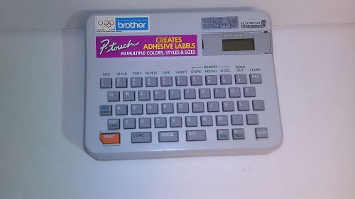 Brother p-touch label maker #pt-10 for sale