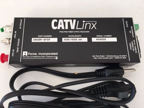 Force catvlinx pns/pds fiber optic receiver 1310/1550 nm 2808r-sfsp for sale