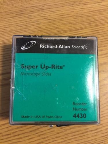 NEW Richard-Allan Scientific 4430 Super Up-Rite Microscope Slides FULL BOX OF 65