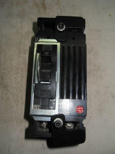 (X9-10) 1 USED GENERAL ELECTRIC TED124010 CIRCUIT BREAKER