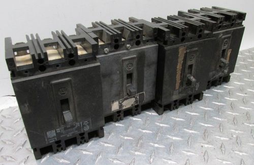 Lot of 4 westinghouse 150 125 100 20 amp industrial circuit breakers for sale