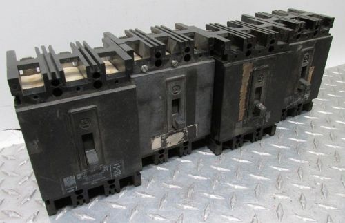 LOT OF 4 WESTINGHOUSE 150 125 100 20 AMP INDUSTRIAL CIRCUIT BREAKERS