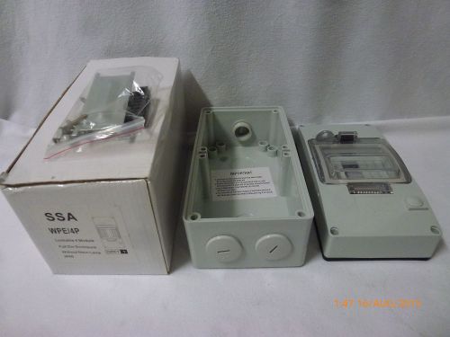 Ssa wpe/4p lockable 4 module full din enclosure grey new for sale