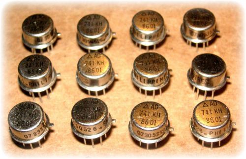 IC, Amplifier, Operational, Monolithic, High Performance, 0.5 mV max (L)(Lot/12)