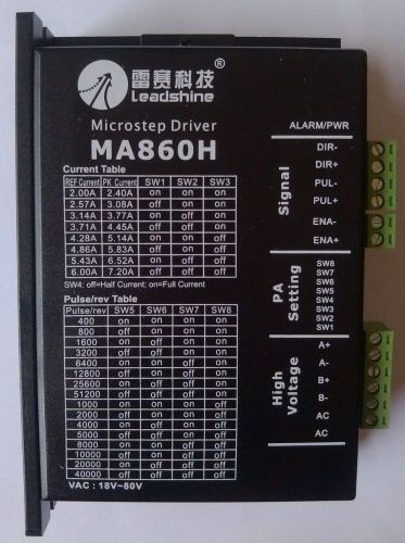 Leadshine MA860H Stepper Driver For CNC Router AC18-80V