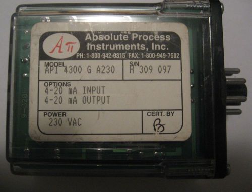 Absolute Process Instruments - API 4300 G A230 - DC/DC Relay 230V