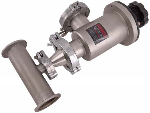 Mks instruments 151-0040k high vacuum bellows sealed manual valve nw40 1.5&#034; 40mm for sale