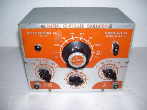 Vintage Bliley, Crystal Controlled Oscillator, Model 1A