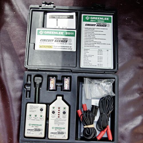 Greenlee 2011/00521 power finder circuit seeker for sale