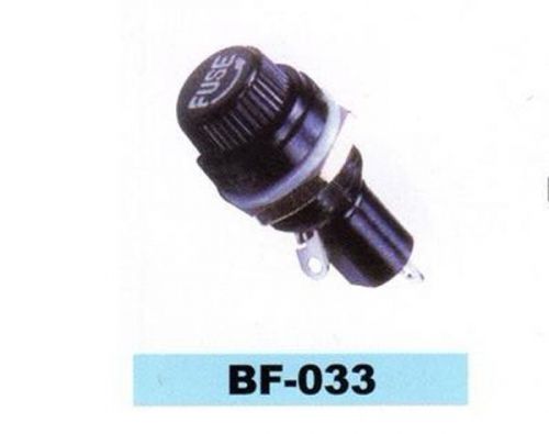 100pcs Fuse holder 10A 250V 15A 125V 5x20mm Black BF-033