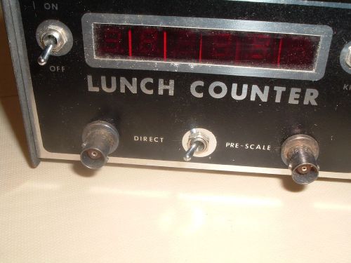 The Lunch Counter Frequency Counter