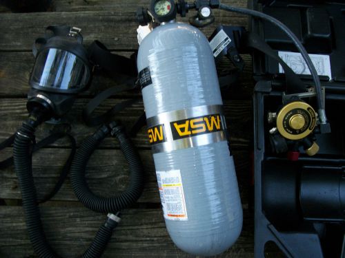 Msa self contained breathing apparatus [ workmask11 ] model 7-1008-1 med mask for sale