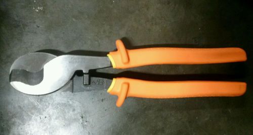 *New* IDEAL 35-9052 Insulated Cable Cutter, Shear Cut, 9-1/2In