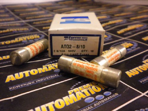 Ferraz, atq-8/10,  500v 8/10a td midget fuse for sale