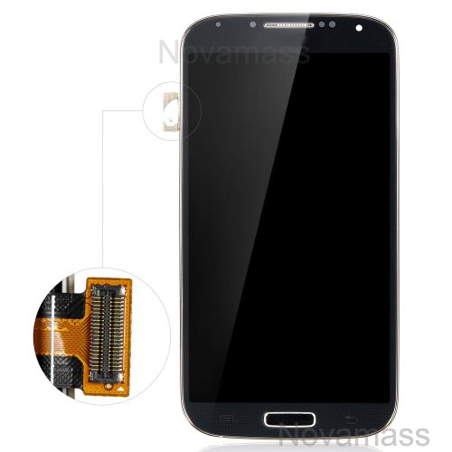 LCD Display Touch Digitizer Screen Frame For Samsung Galaxy S4 i9505 Black