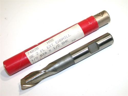 New brubaker 1/2&#034; hss end mill 74828 for sale