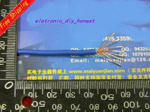 1M BVR cable outer diameter 3mm Blue  GB / wire / electronic wire#6018