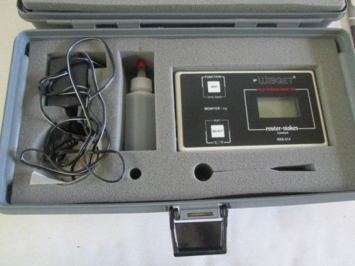 Vintage Reuter-Stokes WIBGET Heat Stress Monitor Safety Test Equipment RSS-214