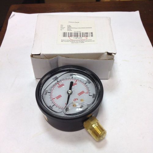 4fld3 pressure gauge,glycerin filled, 2-1/2 in, 0-3000 psi for sale